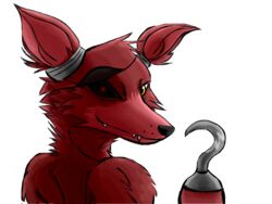  2015 4:3 alpha_channel ambiguous_gender animatronic anthro canid canine digital_media_(artwork) eye_patch eyewear five_nights_at_freddy&#039;s five_nights_at_freddy&#039;s_2 fox foxy_(fnaf) hook machine mammal robot scottgames sellon smile solo 