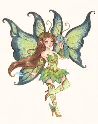  ambiguous_gender antennae_(anatomy) arthropod artist_name butterfly clothing corset digital_drawing_(artwork) digital_media_(artwork) dress duo fairy female feral footwear fur hair hi_res high_heels humanoid insect_wings insects kuridel_black leaf_clothing lepidopteran lepidopteran_wings lingerie long_hair micro not_furry_focus one_eye_closed shoes signature text topwear wings wink 
