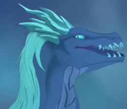  auroth_the_winter_wyvern dota dragon fangs feral hair horn mane mythological_creature mythological_scalie mythology open_mouth scalie solo teeth vokulnin_(artist) 