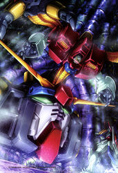  devil_gundam g_gundam god_gundam gundam mecha 