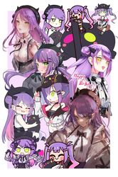  :o ^_^ absurdres aka_shiba artist_name artpatient baseball_cap belt beret bibi_(tokoyami_towa) black_bow black_headwear black_skirt blush bow breasts bright_pupils chroneco closed_eyes collaboration collage collarbone collared_shirt colored_inner_hair cropped_jacket daiishori demon_tail dokuro_deluxe ear_piercing eyebrows_hidden_by_hair fake_horns female floating_hair frilled_shirt frills green_eyes grey_sweater hair_behind_ear hair_bun hair_ornament hairbow hairclip hat heart highres hololive horned_headwear horns hyde_(tabakko) jacket jirai_kei kukie-nyan long_hair longcat_(meme) looking_at_viewer maru_ccy meme multicolored_hair multiple_views navel navel_piercing oerba_yun_fang off_shoulder official_alternate_costume open_mouth parted_lips piercing pink_hair pointy_ears potato7192 purple_hair roamingtuna shirt single_side_bun skirt sleeveless sleeveless_shirt sleeves_past_fingers sleeves_past_wrists small_breasts smile sweater tail tokoyami_towa tokoyami_towa_(1st_costume) tokoyami_towa_(jirai_kei) twintails virtual_youtuber white_background white_belt white_jacket white_pupils white_shirt 