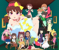  6+girls :3 :d :o ;) aida_(osomatsu-san) alternate_costume animal_ears animal_hands apron aqua_dress aqua_footwear arm_at_side armchair arms_at_sides bare_shoulders black_footwear black_hair black_scarf black_shirt blonde_hair blue_dress blue_eyes blue_flower blue_skirt blunt_bangs blush blush_stickers boots bow bow-shaped_hair bowtie braid breasts brown_footwear brown_hair buttons cat_ears ceiling ceiling_light chair chandelier chibimi chibita choroko_(osomatsu-san) cleavage closed_eyes closed_mouth collarbone collared_shirt commentary_request couch covering_own_mouth cramped crossed_legs dark-skinned_female dark_skin door dress earrings employee_uniform eyebrows eyelashes facial_mark flower flower_fairy_(osomatsu-kun) formal frilled_sleeves frills ganguro genderswap_(mtf) giant giantess glasses gloves green_apron green_bow green_bowtie green_footwear green_hair green_jacket hair_bun hair_flower hair_ornament hairband hairbow hand_on_own_cheek hand_on_own_face hashimoto_nyaa head_rest head_tilt heart heart_in_mouth high_heels hoop_earrings ichiko_(osomatsu-san) indoors iyami iyayo jacket jewelry jyushiko_(osomatsu-san) jyushimatsu&#039;s_girlfriend karako_(osomatsu-san) large_breasts leaning_forward leg_up lipstick long_hair long_sleeves looking_at_another looking_at_viewer low_twintails lying makeup miniskirt multicolored_hair multiple_girls neck_ribbon necklace on_ground on_side one_eye_closed open_mouth osoko_(osomatsu-san) osomatsu-kun osomatsu-san osomatsu_(series) outstretched_arms parody parted_lips paw_gloves paw_pose pencil_skirt picture_frame pinafore_dress pink_dress pink_eyes pink_footwear pink_hair pleated_skirt purple_dress purple_eyes red_bow red_bowtie red_eyes red_flower red_jacket red_lips red_rose red_skirt ribbon rimless_eyewear riomario rose rule_63 sachiko_(osomatsu-san) scarf school_uniform shirt shoes short_dress short_hair short_sleeves single_braid single_hair_bun sitting sitting_on_object skirt sleeveless sleeveless_dress sleeves_rolled_up smile spread_fingers stairs standing strap_slip strapless strapless_dress streaked_hair sunglasses surprised todoko_(osomatsu-san) traditional_bowtie triangle_mouth twintails uniform unworn_eyewear wallpaper_(object) wavy_mouth whisker_markings white_dress white_shirt yellow_bow yellow_eyes yowai_totoko 