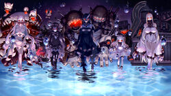  battleship_water_oni group isolated_island_hime kantai_collection kareha_(sakura-turibito) midway_hime northern_ocean_hime seaport_hime 