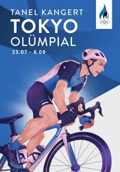  1boy 2020_summer_olympics bicycle bicycle_helmet bike_jersey bike_shorts black_shorts blue_eyes blue_socks brown_hair cycling_uniform estonian_flag estonian_text fingerless_gloves gloves helmet highres male_focus monq olympics open_mouth real_life riding riding_bicycle shoes shorts sneakers socks solo tanel_kangert toned toned_male 