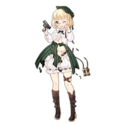  arms_up binoculars blonde_hair bloomers blue_eyes blush bob_cut boots brown_footwear brown_socks clenched_hand colored_shoe_soles crack cracked_glass female full_body girls&#039;_frontline green_hat green_ribbons green_skirt gun handgun hat hat_ribbon holding holding_gun holding_weapon holster long_sleeves looking_at_viewer monocle monocle_chain neck_ribbon official_art one_eye_closed open_mouth p99_(girls&#039;_frontline) puffy_long_sleeves puffy_sleeves ribbon ribbon-trimmed_bloomers ribbon_trim semi-rimless_eyewear shirt short_hair simple_background skirt socks solo standing tears teeth thigh_holster third-party_source torn_clothes torn_shirt torn_skirt torn_socks torn_straps transparent_background trigger_discipline underwear upper_teeth_only walther walther_p99 weapon white_bloomers white_shirt zhenming 