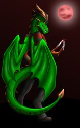  2012 anthro clothing digital_media_(artwork) digitigrade dragon freddy_krueger hat headgear headwear hi_res horn jewel-thief male membrane_(anatomy) membranous_wings mythological_creature mythological_scalie mythology nightmare_on_elm_street red_eyes scalie smile solo tail wings 