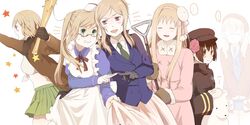  ... 6+girls america_(hetalia) anger_vein annoyed apron axis_powers_hetalia baseball_bat bear blazer blonde_hair blue_eyes blush bow breasts brown_hair buttons canada_(hetalia) china_(hetalia) closed_eyes coat collared_shirt commentary_request flower food france_(hetalia) genderswap_(mtf) glasses gloves green_eyes green_skirt hair_bun hair_flower hair_ornament hairband hairclip hat highres holding jacket kumajirou_(hetalia) large_breasts leaf long_hair looking_at_another maple_leaf multiple_girls nail nail_bat necktie open_mouth pocket polar_bear purple_eyes ribbon rule_63 russia_(hetalia) shirt short_hair shovel sidelocks single_hair_bun skirt smile speech_bubble star_(symbol) star_hair_ornament sumaki_(syukura) teeth transparent twintails united_kingdom_(hetalia) 