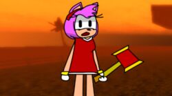  amy_rose anthro eulipotyphlan female female/female hedgehog low_res mammal meme pyonc sega solo sonic.exe_(creepypasta) sonic_the_hedgehog_(series) 