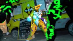  16:9 3d_(artwork) altelier_t angry anthro bandai_namco breasts canid city city_background cobra cobra_(petruz) digimon digimon_(species) digital_media_(artwork) electricity female fur glowing glowing_body green_body group male mammal petruz_(copyright) renamon reptile scalie snake snake_(petruz) source_filmmaker_(artwork) white_body white_fur widescreen yellow_body 