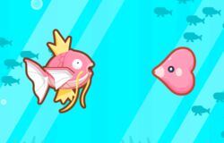  4estt animal_focus commentary english_commentary fish full_body magikarp mudkip no_humans pokemon pokemon_(creature) pokemon_(game) pokemon_magikarp_jump silhouette underwater water wishiwashi wishiwashi_(solo) 