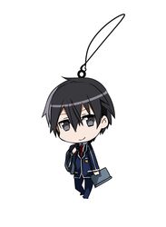  1boy black_eyes black_hair charm_(object) chibi commentary_request jianmo_sl kirito male_focus school_uniform sword_art_online 