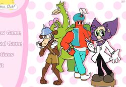  anthro armor beard bobthetanuki brown_body brown_fur clothed clothing cuphead_(game) djimmi_the_great doki_doki_literature_club! dr._kahl dragon facial_hair fur genie green_body grim_matchstick group hair hat headgear headwear helmet human humanoid male mammal moustache murid murine mythological_creature mythological_scalie mythology parody partially_clothed purple_hair rat red_body red_skin rodent scalie team_salvato werner_werman 