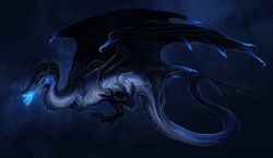  2020 ambiguous_gender black_body black_scales digital_media_(artwork) dragon european_mythology feral hi_res horn isvoc mythological_creature mythological_scalie mythology open_mouth scales scalie solo tail teeth tongue western_dragon wyvern 