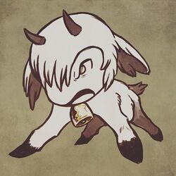  1:1 angry bell bell_collar bovid caprine chirin_(ringing_bell) collar creepy domestic_sheep feral fluffinsheeps frown fur grey_background hooves horn lolicon male mammal monochrome ominous ringing_bell_(film) sanrio sheep simple_background solo standing threatening wool_(fur) young young_feral young_male 