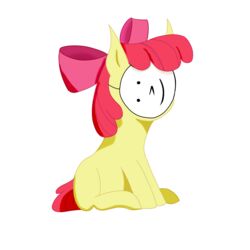  1:1 2020 :^) absurd_res accessory alpha_channel apple_bloom_(mlp) bow_(feature) bow_accessory bow_ribbon centered_hair_bow divifilly equid equine female feral friendship_is_magic hair_accessory hair_ribbon hairbow hasbro hi_res horse mammal mane mask my_little_pony paper_plate pony reaction_image red_mane ribbons sitting solo yellow_body 