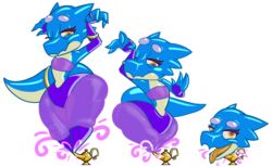  alpha_channel anthro female genie hi_res kobold lamp solo suction thumbeh_(character) toonvasion 