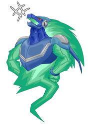  2022 absurd_res alien anthro armor armwear art_roki biceps blue_armor blue_armwear blue_bracers blue_breastplate blue_clothing blue_headwear blue_helmet blue_topwear blue_wristwear bottomless bottomless_anthro bottomless_male capcom cel_shading closed_eyes clothed clothing colored crossbar_emanata cybernetic_arm cybernetic_chest cybernetic_head cybernetic_limb digital_drawing_(artwork) digital_media_(artwork) electric_body emanata energy energy_body floating forearm_muscles full-length_portrait glistening glistening_armor glistening_armwear glistening_bracers glistening_breastplate glistening_clothing glistening_headgear glistening_helmet glistening_pauldron glistening_topwear glistening_wristwear green_body green_electricity green_energy green_mouth grey_armor grey_armwear grey_breastplate grey_clothing grey_headwear grey_helmet grey_pauldron headgear headwear helmet hi_res laugh legless light_armor light_armwear light_body light_bracers light_breastplate light_headwear light_helmet light_mouth light_pauldron light_topwear light_wristwear male male_anthro mega_man_(series) mega_man_star_force monotone_body monotone_bracers monotone_mouth monotone_wristwear multicolored_armor multicolored_armwear multicolored_clothing multicolored_headwear multicolored_topwear omega-xis portrait pose red_eyes rockytherookie shaded simple_background slim_anthro solo three-quarter_view toony topwear triceps two_tone_armor two_tone_armwear two_tone_breastplate two_tone_clothing two_tone_headwear two_tone_helmet two_tone_pauldron two_tone_topwear white_background white_clothing white_topwear 