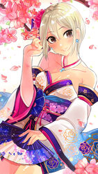  fanqie_danbaogua japanese_clothes shiomi_shuuko the_idolm@ster the_idolm@ster_cinderella_girls 