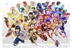  6+boys 6+girls animal_ears anna_(fire_emblem) armor aversa_(fire_emblem) axe bald basilio_(fire_emblem) black_hair blonde_hair blue_eyes blue_hair boots brady_(fire_emblem) braid brown_hair cape cherche_(fire_emblem) chrom_(fire_emblem) circlet closed_eyes commentary_request cordelia_(fire_emblem) cynthia_(fire_emblem) dark_skin donnel_(fire_emblem) drill_hair earrings emmeryn_(fire_emblem) english_text engrish_text everyone eyepatch fingerless_gloves fire_emblem fire_emblem_awakening flavia_(fire_emblem) frederick_(fire_emblem) gaius_(fire_emblem) gangrel_(fire_emblem) gerome_(fire_emblem) glasses gloves green_eyes green_hair gregor_(fire_emblem) grey_hair hair_between_eyes hair_ornament hair_ribbon hat henry_(fire_emblem) highres hood inigo_(fire_emblem) jewelry kellam_(fire_emblem) kjelle_(fire_emblem) laurent_(fire_emblem) libra_(fire_emblem) lissa_(fire_emblem) lon&#039;qu_(fire_emblem) long_hair long_sleeves lucina_(fire_emblem) maribelle_(fire_emblem) miriel_(fire_emblem) moppect morgan_(female)_(fire_emblem) morgan_(fire_emblem) morgan_(male)_(fire_emblem) multiple_boys multiple_girls nah_(fire_emblem) noire_(fire_emblem) nowi_(fire_emblem) olivia_(fire_emblem) open_mouth orange_hair owain_(fire_emblem) panne_(fire_emblem) photoshop_(medium) pink_hair pointy_ears polearm ponytail priam_(fire_emblem) rabbit_ears ranguage red_eyes red_hair ribbon ricken_(fire_emblem) robin_(fire_emblem) robin_(male)_(fire_emblem) say&#039;ri_(fire_emblem) severa_(fire_emblem) short_hair short_twintails smile spear stahl_(fire_emblem) sully_(fire_emblem) sumia_(fire_emblem) sword tharja_(fire_emblem) thighhighs tiki_(adult)_(fire_emblem) tiki_(fire_emblem) twintails vaike_(fire_emblem) virion_(fire_emblem) walhart_(fire_emblem) weapon witch_hat yarne_(fire_emblem) yen&#039;fay_(fire_emblem) 