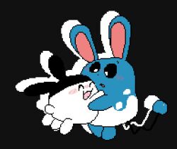  2026 alpha_channel azumarill biped black_sclera blue_body blue_ears blush blush_lines cheek_blush digital_media_(artwork) dot_nose drop_shadow duo ears_up english_description feet female frown full-length_portrait generation_2_pokemon happy hug hugging_another lagomorph larger_male line_tail long_ears looking_at_another looking_down looking_down_at_another male mammal meatcanister mimitchi monotone_feet multicolored_body nintendo nose_blush open_:3 open_frown open_mouth open_smile pixel_(artwork) pokemon pokemon_(species) portrait scut_tail short_legs short_tail side_view simple_background size_difference small_feet smaller_female smile smiling_eyes standing stubby_legs surprised tail tail_orb tan_inner_ear thin_tail tiptoes transparent_background two_tone_body waddling_head white_body white_eyes white_face white_feet white_tail 