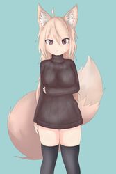  2017 animal_humanoid brown_eyes canid canine clothed clothing female fox hi_res humanoid mammal panties solo tagme underwear yorusagi 