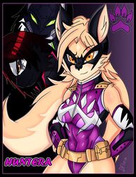  anthro darkfang100 darkfangcomics eyemask eyewear hi_res hunter_silva huntera_(light_silva) light_silva mammal ragnar_silva stealth_the_series 