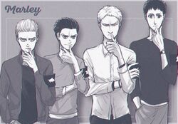  bertholt_fubar harmaki male marcel_galliard monochrome porco_galliard reiner_braun shingeki_no_kyojin 