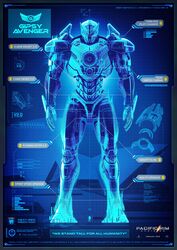  blueprint_(object) diagram english_text gipsy_avenger highres logo mecha official_art pacific_rim pacific_rim:_uprising promotional_art robot science_fiction 