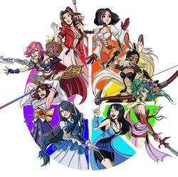  &eacute;clair_farron aerith_gainsborough aiming animal_ears arm_behind_back arm_warmers armpits arms_up arrow_(projectile) basket bent_over bike_shorts black_eyes black_hair blonde_hair blue_arm_warmers blue_eyes blue_gloves bo_staff bow_(weapon) bracelet braid breasts brown_hair cleavage clenched_hand clenched_teeth closed_eyes color_wheel_challenge commentary dark-skinned_female dark_skin detached_sleeves dress ears_through_headwear elbow_gloves final_fantasy final_fantasy_ix final_fantasy_vi final_fantasy_vii final_fantasy_vii_remake final_fantasy_viii final_fantasy_x final_fantasy_xii final_fantasy_xiii final_fantasy_xvi fingerless_gloves flower fran_(ff12) garnet_til_alexandros_xvii gem gloves green_eyes green_hair grey_eyes hair_over_one_eye helmet heterochromia high_ponytail highres holding holding_arrow holding_basket holding_bow_(weapon) holding_staff holding_sword holding_weapon in-franchise_crossover index_finger_raised jewelry jill_warrick juliet_sleeves jumpsuit long_dress long_hair long_sleeves low-tied_long_hair medium_breasts multiple_drawing_challenge open_mouth orange_jumpsuit pendant pink_dress pink_hair puffy_sleeves rabbit_ears rapier red_eyes red_gloves revealing_clothes ribbon-trimmed_sleeves ribbon_trim rinoa_heartilly schoolyardloser serious short_dress short_hair single_braid single_elbow_glove single_shoulder_pad small_breasts smile staff staff_(ff10) strapless strapless_dress sword teeth terra_branford tube_dress underbust vambraces very_long_hair viera weapon wide_sleeves yuna_(ff10) 