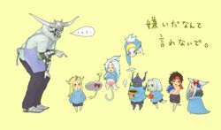  6+boys aged_down apron armor bad_id bad_pixiv_id ball blonde_hair blue_eyes blush cloud_of_darkness dissidia_final_fantasy earrings emperor_(ff2) exdeath female final_fantasy final_fantasy_5 final_fantasy_i final_fantasy_ii final_fantasy_iii final_fantasy_iv final_fantasy_ix final_fantasy_vi final_fantasy_vii final_fantasy_viii final_fantasy_x garland_(ff1) golbez green_eyes grey_hair highres jecht jewelry kefka_palazzo kuja lolicon long_hair multiple_boys plant potted_plant red_eyes ribbon sephiroth snake sui_(550740) ultimecia yellow_eyes 