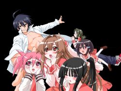  black edomae_luna michishio_nagasumi seto_no_hanayome seto_san shiranui_akeno zenigata_mawari 