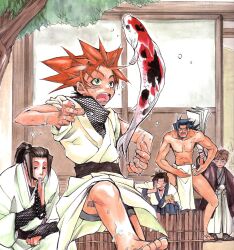  chrono_nanae harada_sanosuke ichimura_tetsunosuke male nagakura_shinpachi peacemaker_kurogane saito_hajime_(peacemaker_kurogane) todo_heisuke 