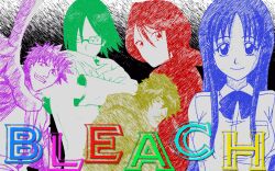  bleach inoue_orihime ishida_uryuu kuchiki_rukia kurosaki_ichigo sado_yasutora 