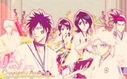  abarai_renji bleach hinamori_momo hisagi_shuuhei hitsugaya_toushirou kira_izuru kuchiki_rukia polychromatic 