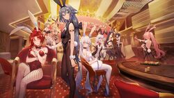  animal_ears aqua_eyes bianka_durandal_ataegina black_hair blonde_hair blue_eyes blush breasts brown_hair bunny_ears bunnygirl cleavage criin_(659503) fu_hua gray_hair group honkai_impact kiana_kaslana leotard long_hair murata_himeko pantyhose pink_hair ponytail purple_eyes raiden_mei red_eyes red_hair rita_rossweisse seele_vollerei short_hair tail theresa_apocalypse thighhighs white_hair yae_sakura yellow_eyes 