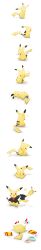  absurdres cane closed_eyes commentary_request formal from_hat_trick happy hat highres lukias magic_trick photoshop_(medium) pikachu pokemon pokemon_(creature) puppet ribbon sleeping suit tall_image tears top_hat 