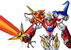  digimon digimon_xros_wars shoutmon_x4 tagme 