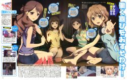  hanasaku_iroha hayakawa_asami headphones jpeg_artifacts matsumae_ohana oshimizu_nako tsurugi_minko wakura_yuina 