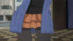  animated animated anime_screenshot ass_shake close-up darker_than_black female hip_focus looping_animation pantyhose skirt solo suou_pavlichenko swaying 