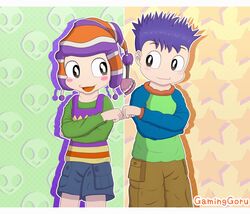  2017 adolescent all_grown_up! brother_(lore) brothers_(lore) clothing dil_pickles duo fist_bump gaminggoru gesture human human_only male mammal nickelodeon not_furry rugrats sibling_(lore) smile tommy_pickles young 