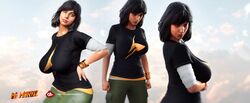  1girls 3d arabian avengers big_breasts breasts clothed clothed_female clothes clothing dark-skinned_female dark_skin daz3d daz_studio female female_only fully_clothed ga3ddolls human human_only kamala_khan marvel marvel&#039;s_avengers_(game) ms._marvel solo solo_female video_games 