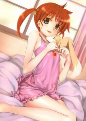  lingerie mahou_shoujo_lyrical_nanoha mikazuki_akira takamachi_nanoha yuuno_scrya 