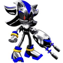  1:1 3d_(artwork) absurd_res alpha_channel ambiguous_gender black_sclera blue_body blue_skin chest_tuft digital_media_(artwork) eulipotyphlan grey_body grey_skin gun_arm hedgehog hi_res machine male mammal metal nibroc-rock red_eyes robot sega shadow_android simple_background solo sonic_the_hedgehog_(series) transparent_background tuft 