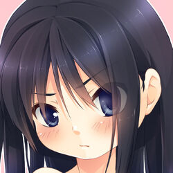  angry bad_id bad_pixiv_id black_hair blue_eyes blush female long_hair original solo yayoi_(pipi) 