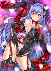  armor bodysuit hana_(xenoblade) mecha_musume nez-kun signed thighhighs xenoblade xenoblade_chronicles_2 