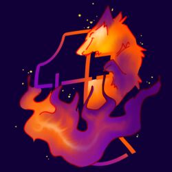  1:1 ambiguous_gender canid canine closed_eyes colored_fire cosmic_background cuddling dampfnudeldove digital_media_(artwork) dipstick_tail duo elemental_creature feral fire fire_creature firefox firefox_(character) fluffy fox fur gradient gradient_tail happy hi_res ibispaint_(artwork) mammal markings mozilla orange_and_purple orange_body orange_fur purple_body purple_ears purple_fire purple_fur purple_paws purple_tail_tip smile starry_background tail tail_markings tumblr 