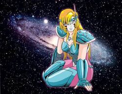  80s armor blonde_hair chameleon_june cosmos lowres mask oldschool saint_seiya whip 