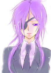  aged_up bad_id bad_pixiv_id chrome_dokuro eyepatch female formal katekyo_hitman_reborn! long_hair purple_eyes purple_hair solo suit takaya 