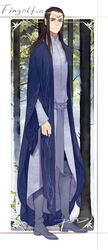  1boy animification artist_name black_hair character_name commentary_request dated elf fingolfin male_focus pointy_ears psd_(psdgai) signature solo the_silmarillion tiara tolkien&#039;s_legendarium 