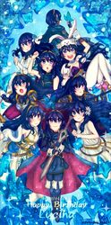  6+girls animal_ears armor blue_eyes blue_hair bug butterfly cape dual_persona falchion_(fire_emblem) falchion_(weapon) fire_emblem fire_emblem_awakening fire_emblem_heroes hair_ornament highres johndog_111d2 lucina_(brave_princess)_(fire_emblem) lucina_(fire_emblem) lucina_(glorious_archer)_(fire_emblem) lucina_(spring)_(fire_emblem) md5_mismatch multiple_girls official_alternate_costume rabbit_ears resolution_mismatch source_smaller swimsuit tiara 